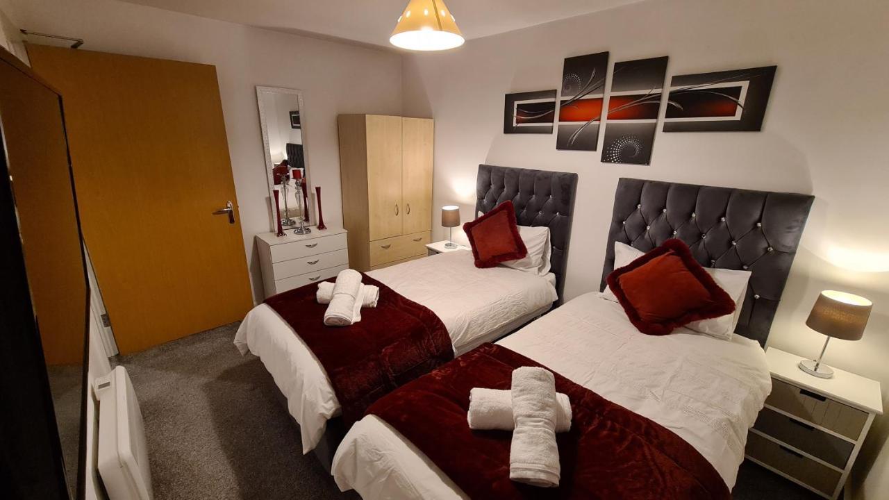 Luxury 2 Bed Apt With Free Wi-Fi & Parking Manchester Extérieur photo